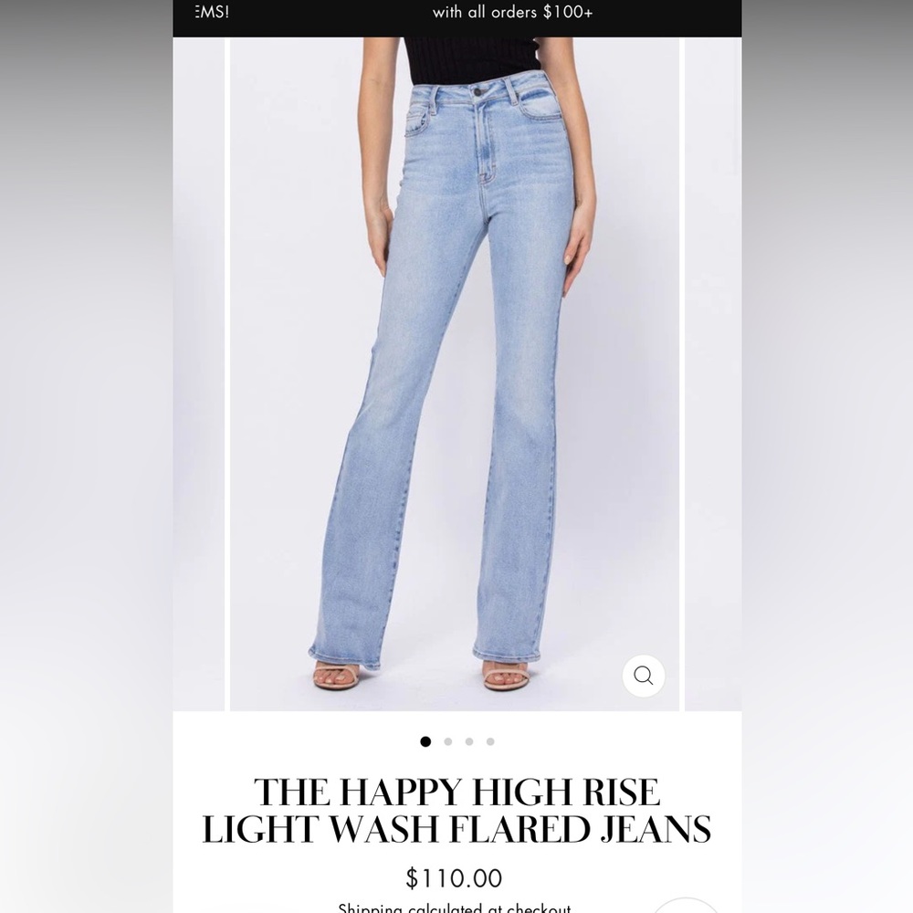 Twelve brand high waist flare jean size28